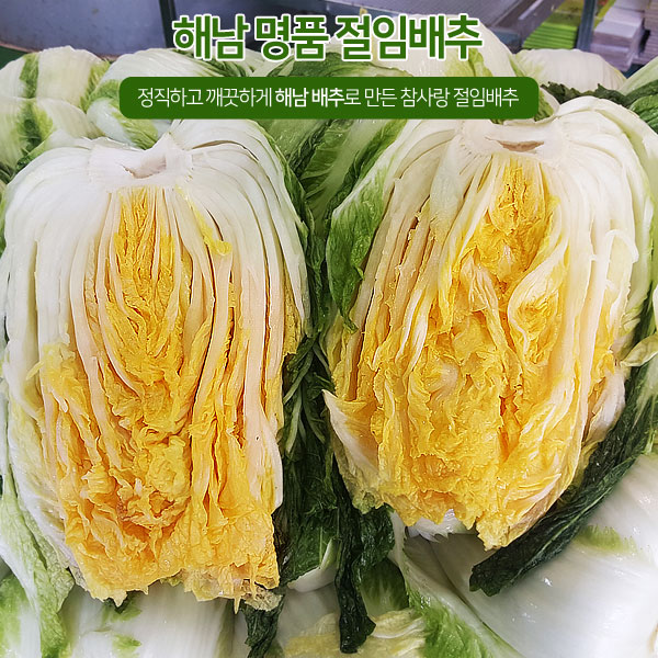 월동배추로 절인 명품 해남절임배추 10kg